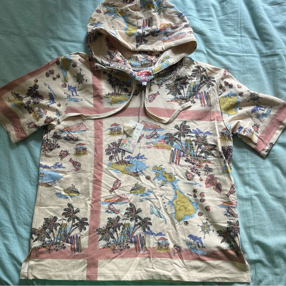 Johnny Was Short Sleeve Surfer Pullover